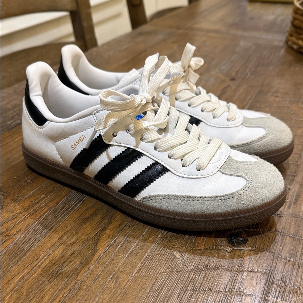 Adidas Samba White Black Sneakers